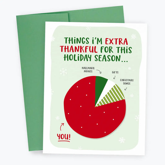 Christmas Chart Card, Greeting Card To Spouse, Romantic Card