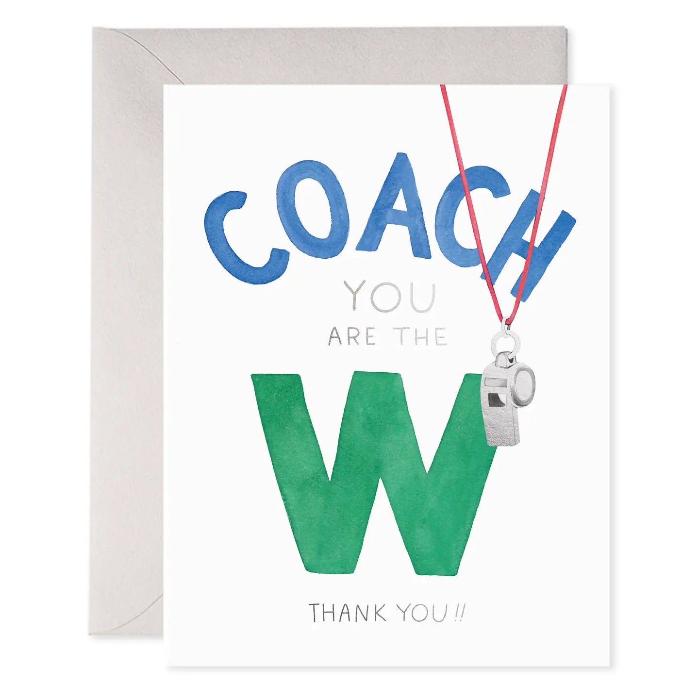 Coach W | Thank You Coach Greeting Card