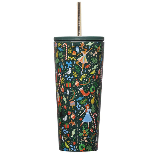 Cold Cup - 24oz Rifle Paper - Nutcracker Green