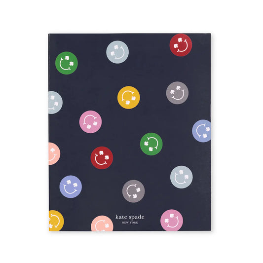 Concealed Spiral Notebook, Spade Smiley