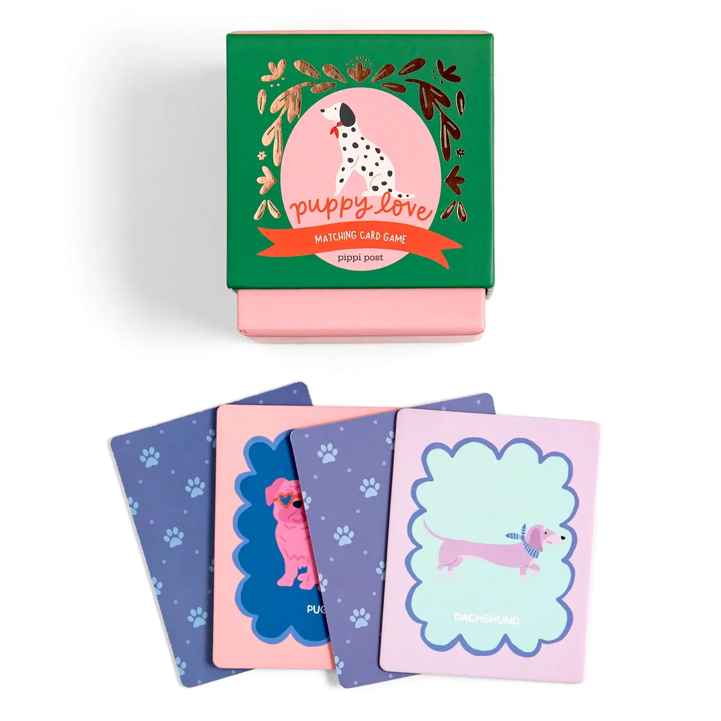 Dapper Dogs Puppy Love Matching Memory Card Game