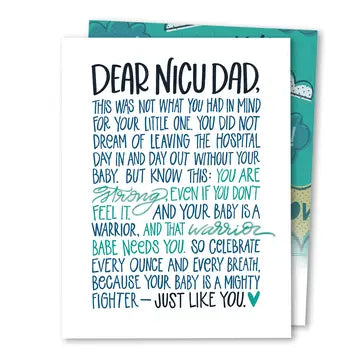 Dear Nicu Dad Greeting Card