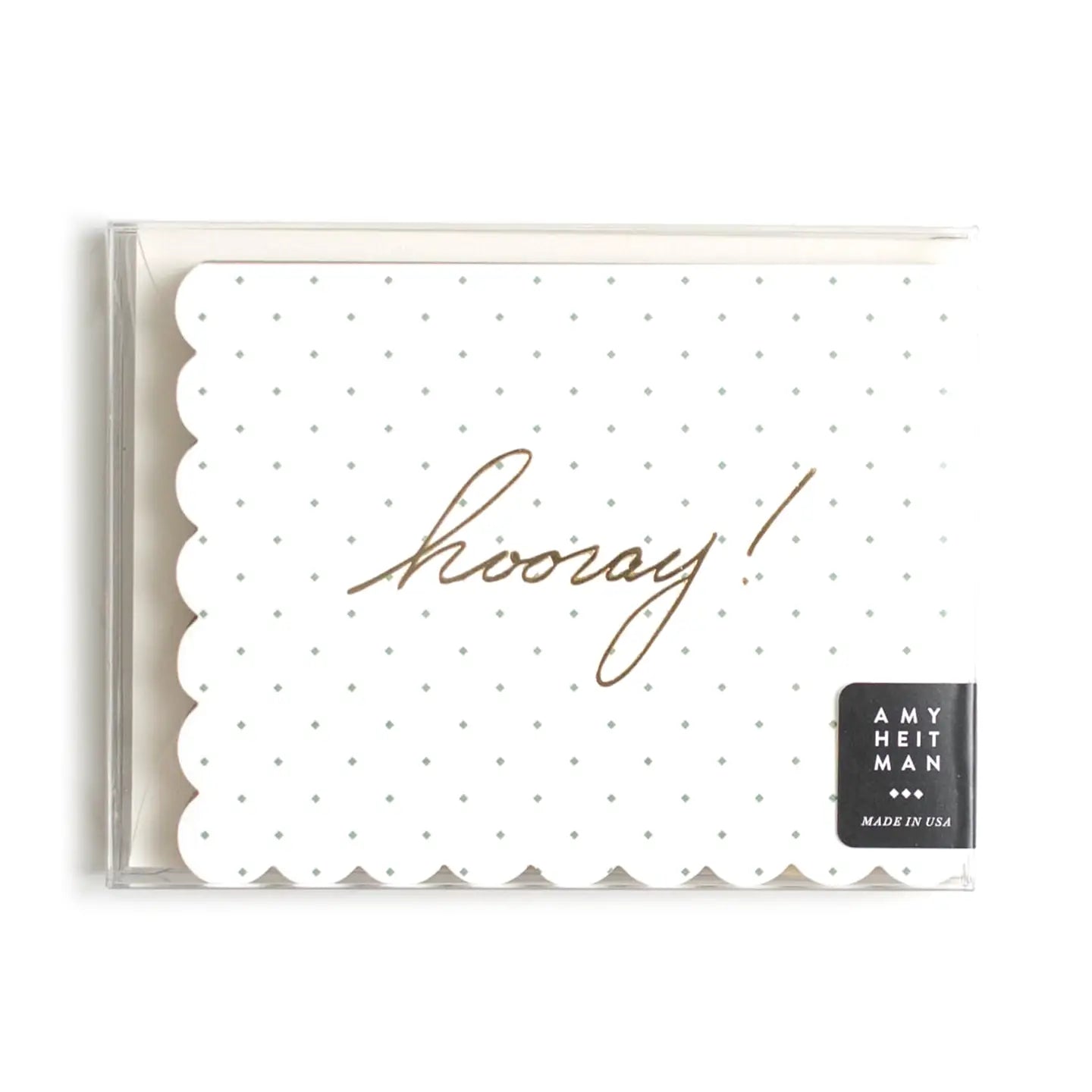 Diamond Dot Scallop Assorted Greeting Card Set
