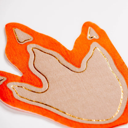 Dinosaur Footprint Napkin