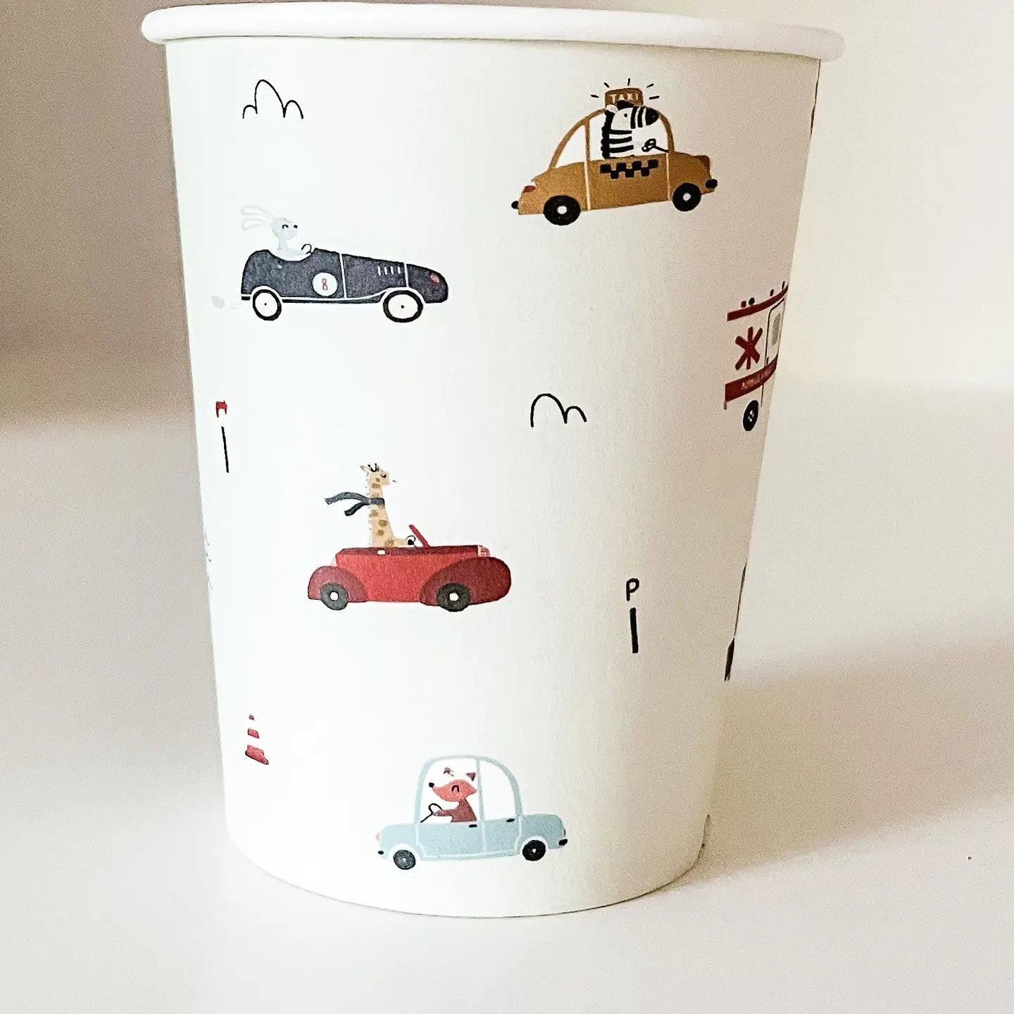 Eco-Friendly Patterned Car Cups