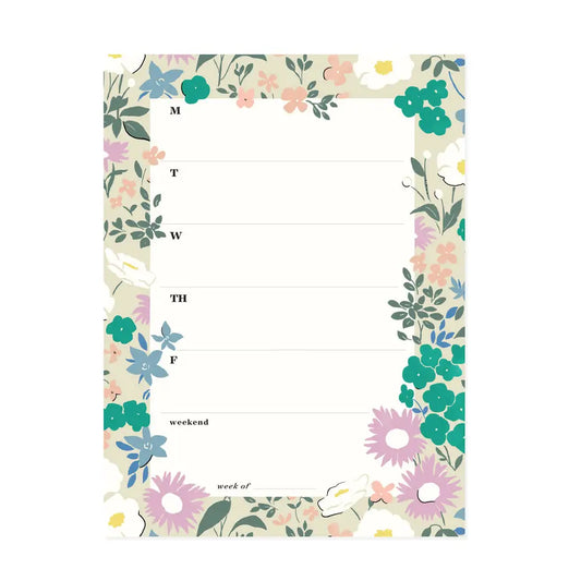 English Garden Agenda Pad