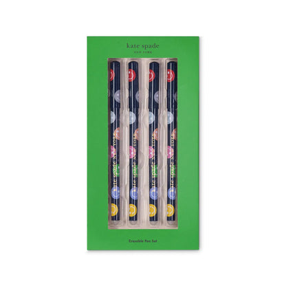 Erasable Pen Set, Spade Smiley
