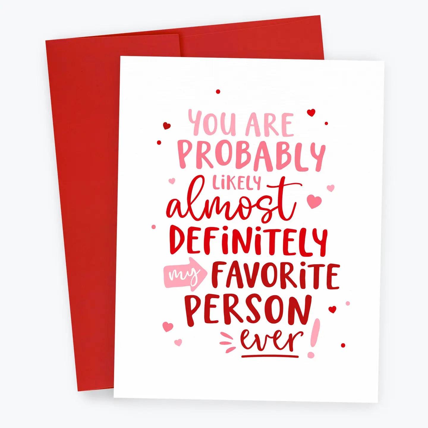 Favorite Person Ever, Anniversary, Valentines Card