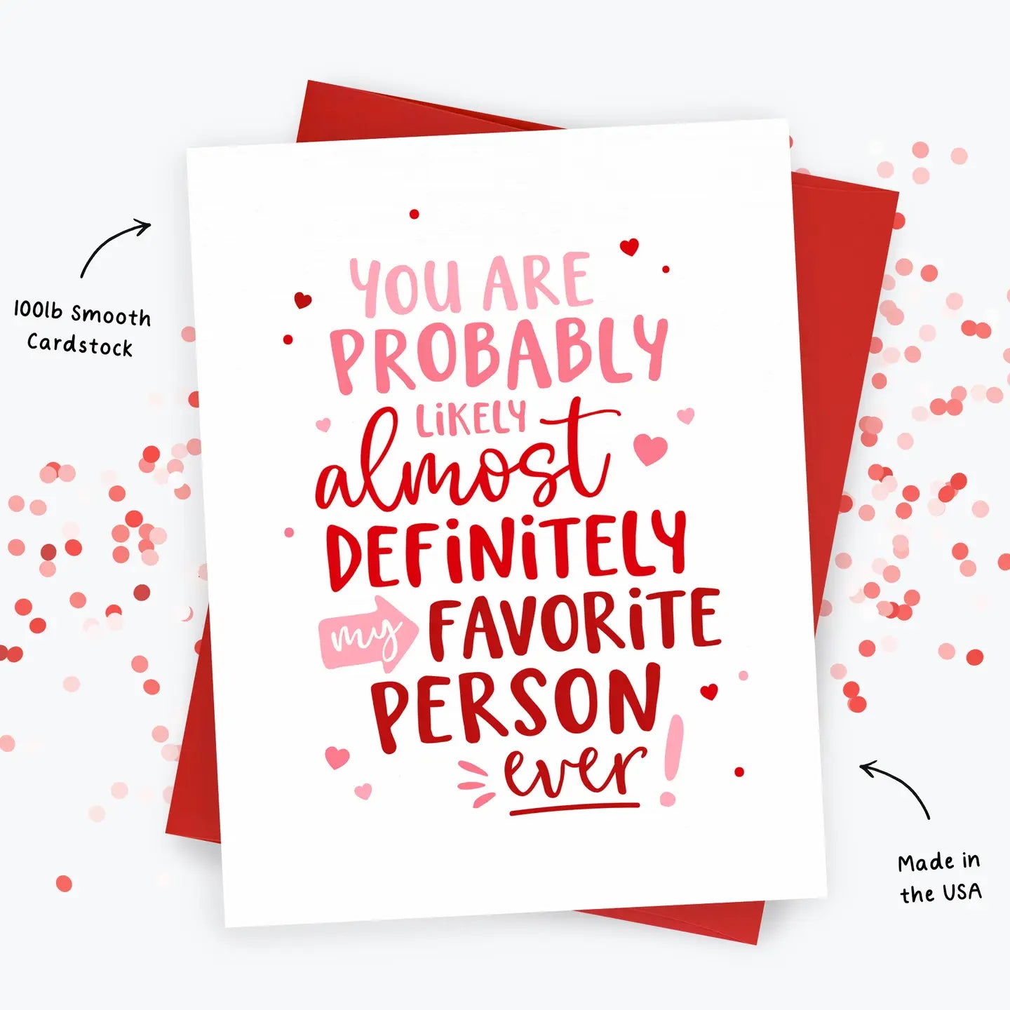 Favorite Person Ever, Anniversary, Valentines Card
