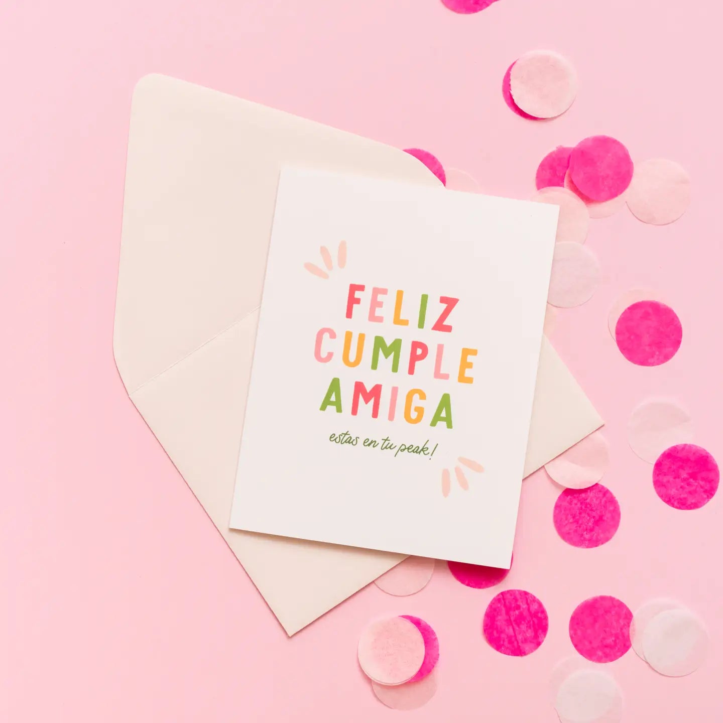 Feliz Cumple Amiga - Spanish Card & Friendship Card