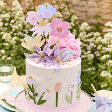 Flower Cake Wrap & Toppers