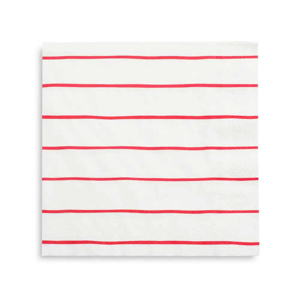 Frenchie Striped Large Napkins