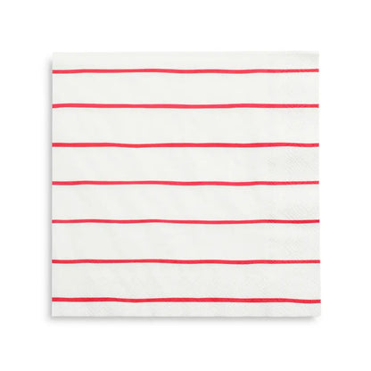 Frenchie Striped Large Napkins