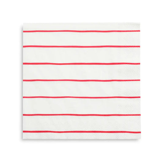 Frenchie Striped Large Napkins