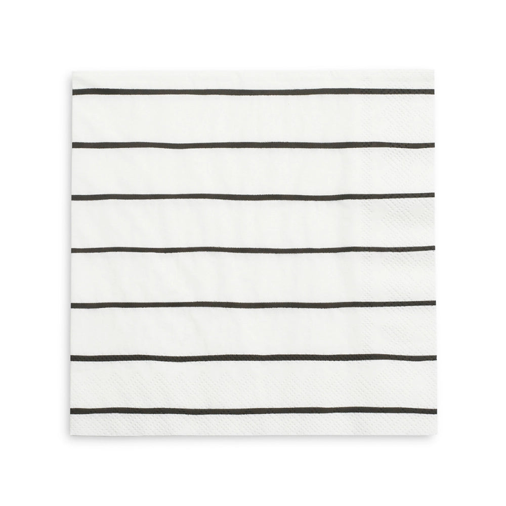 Frenchie Striped Large Napkins