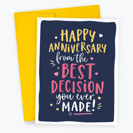 Funny Anniversary Card Husband, Wife, Boyfriend, Girlfriend