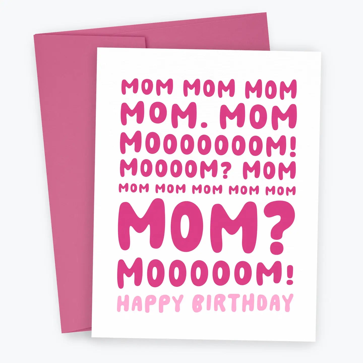 Funny Birthday Card To Mom from the Kids, Motherhood