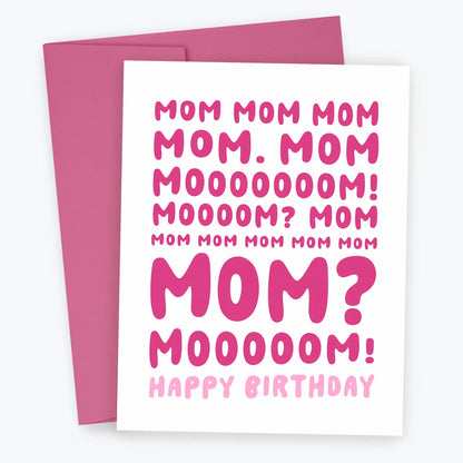 Funny Birthday Card To Mom from the Kids, Motherhood