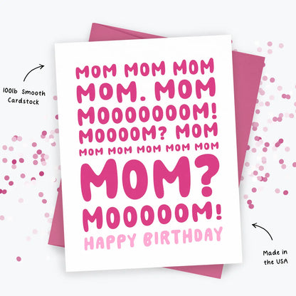 Funny Birthday Card To Mom from the Kids, Motherhood