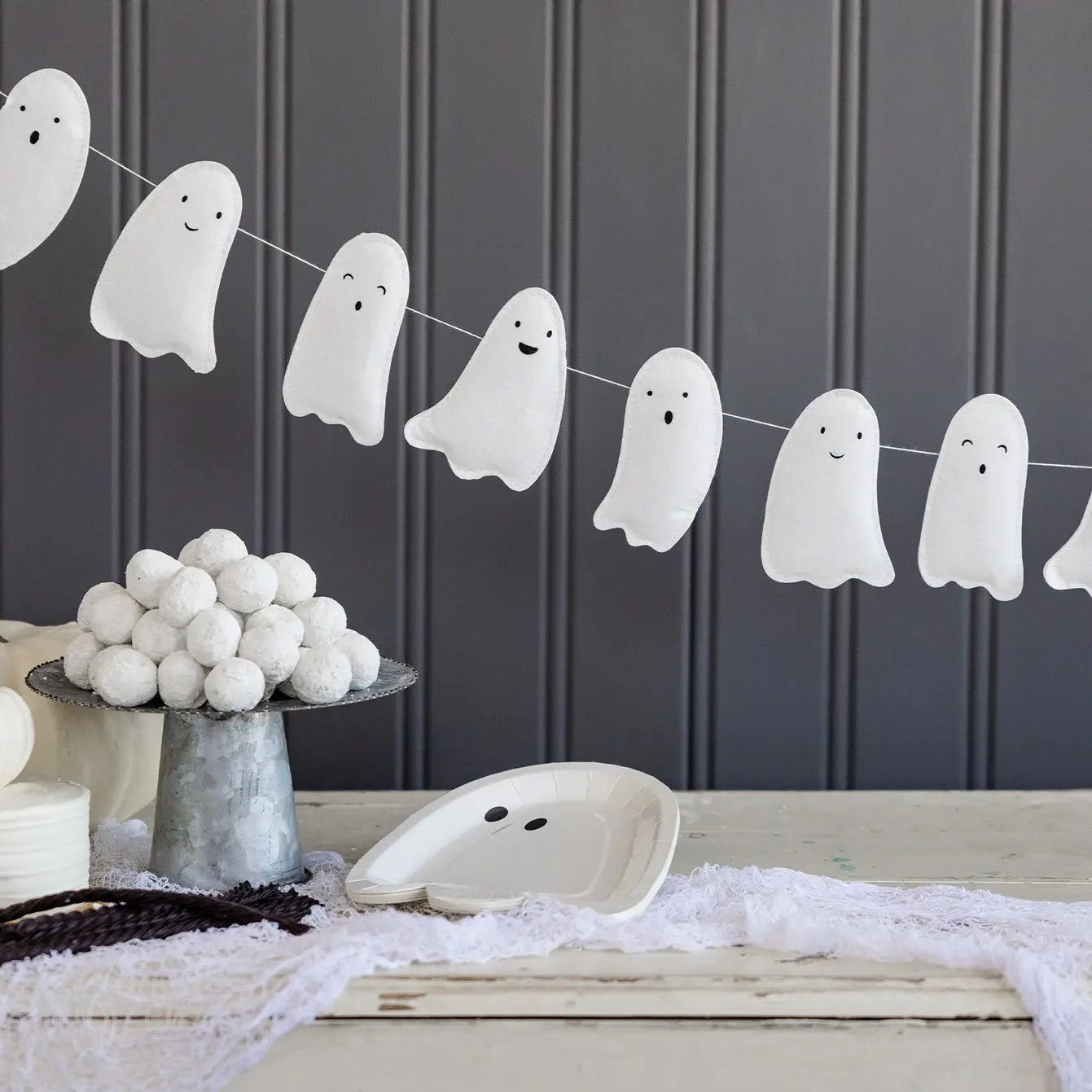Ghost Puffy Felt Banner