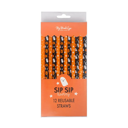 Ghosts and Jacks Reusable Straws