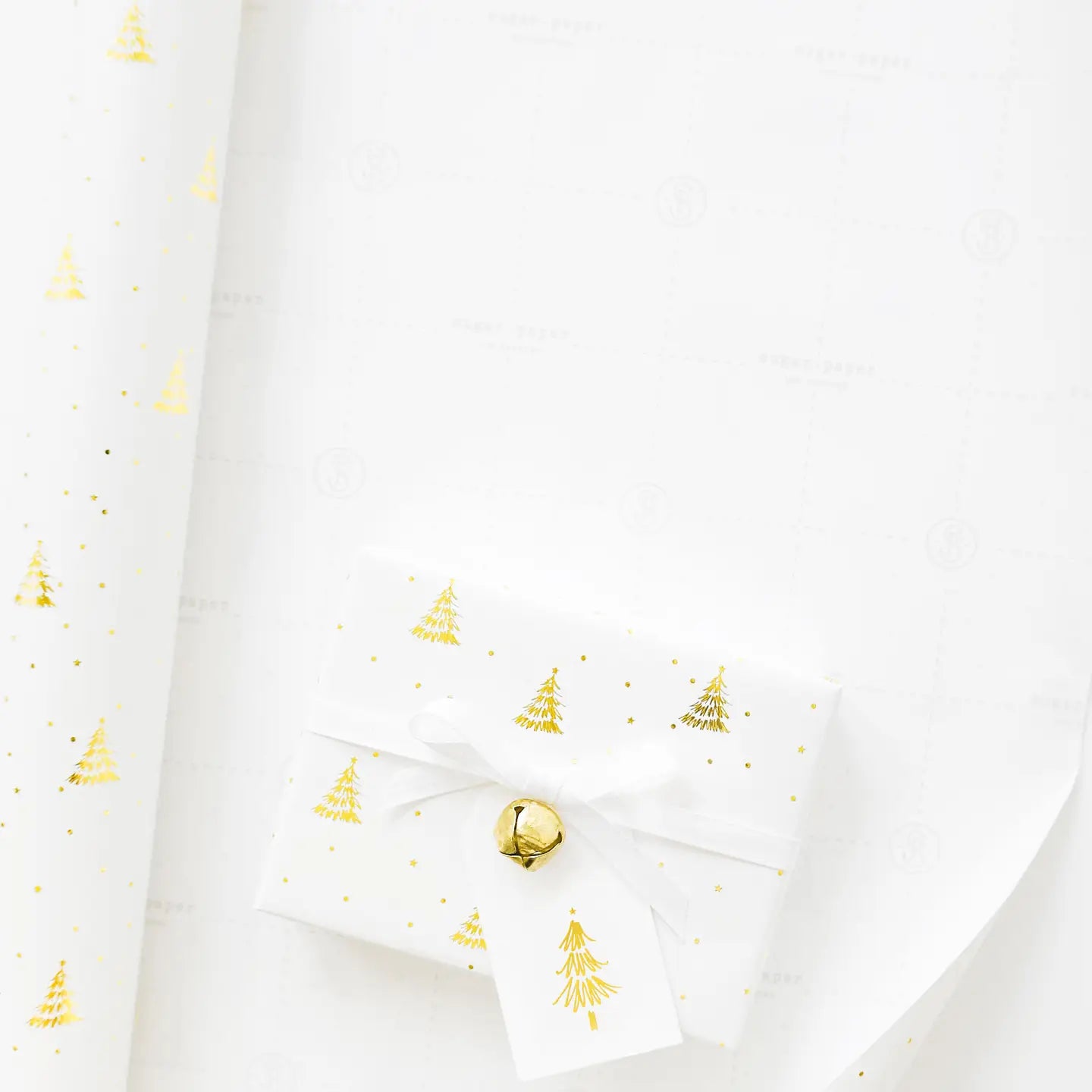 Gold Tree Wrapping Paper (Sheets)