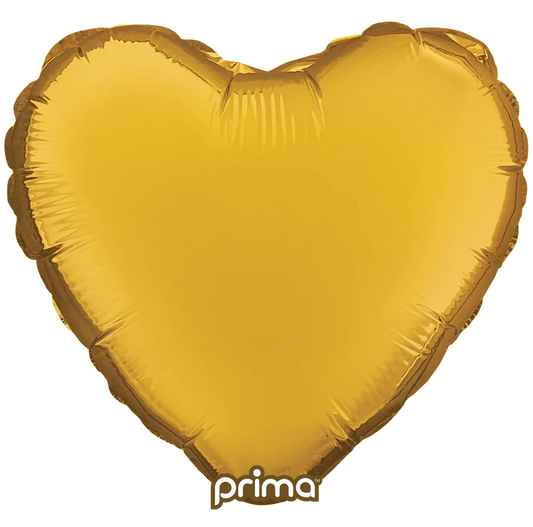 Gold Heart Foil Balloon (18")