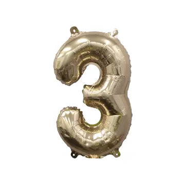 Gold Number Balloon - 32" | 3