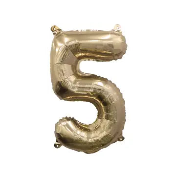Gold Number Balloon - 32" | 5