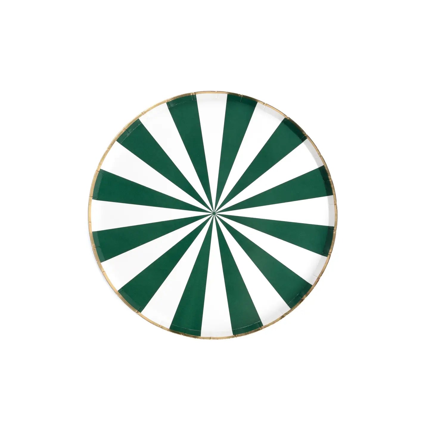 Green Candy Burst Dinner Paper Plates