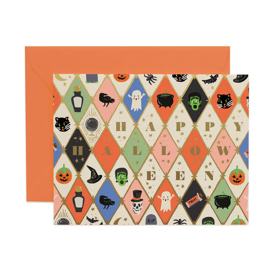 Halloween Argyle Card