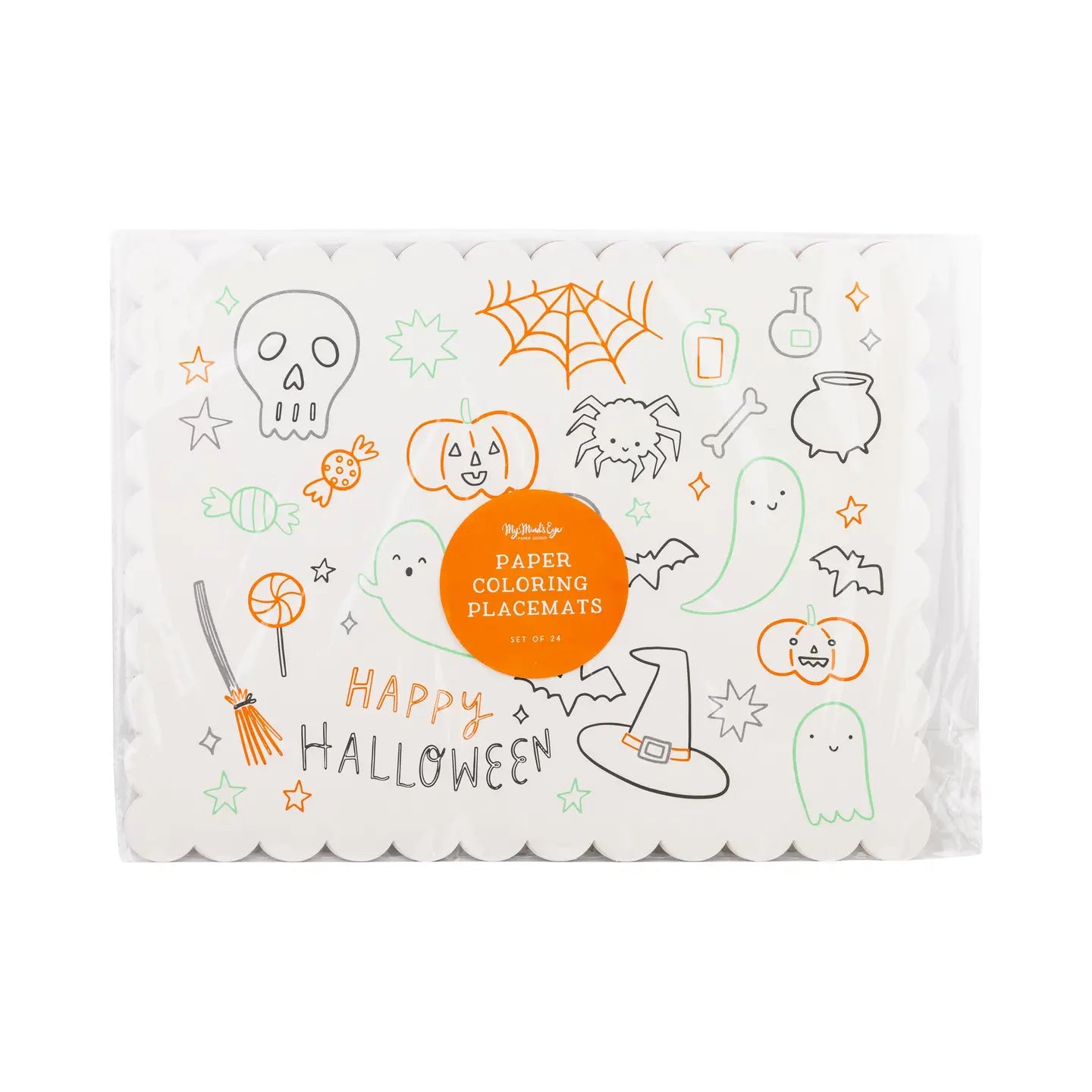 Halloween Coloring Activity Placemat
