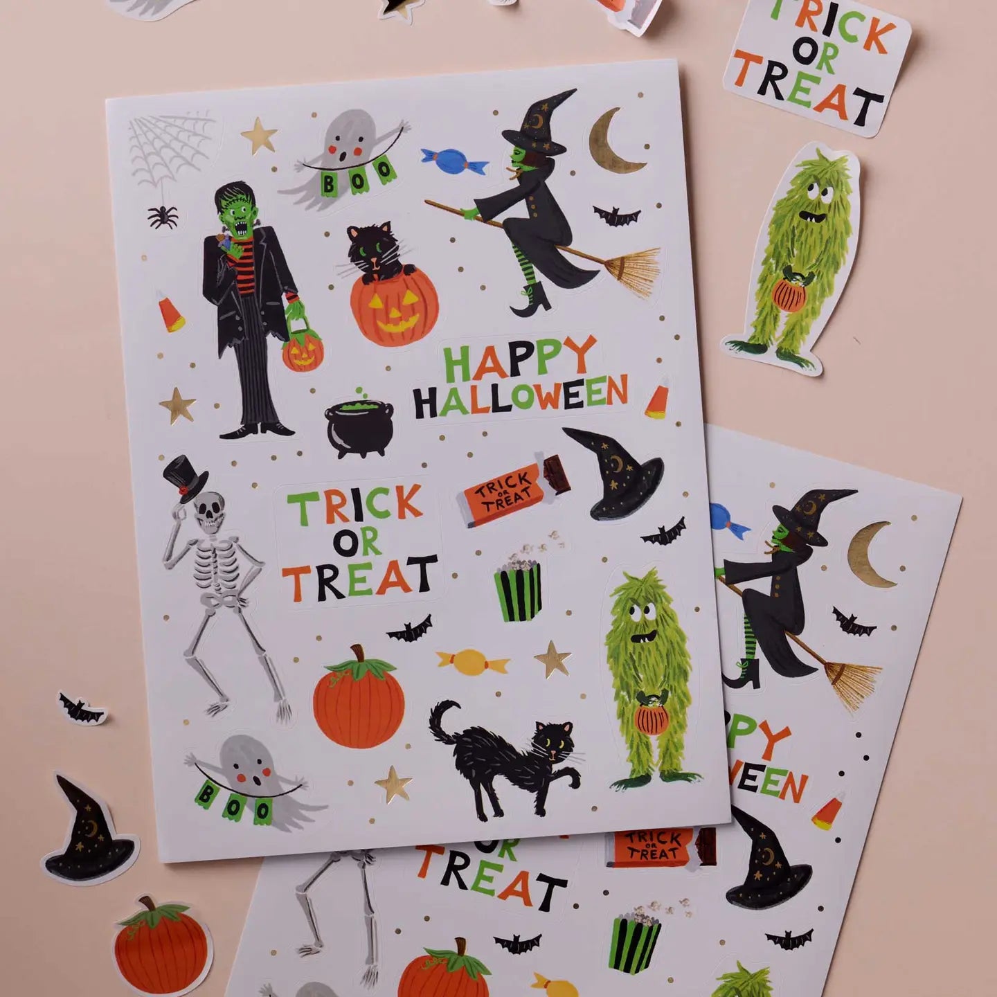 Halloween Parade Sticker Set