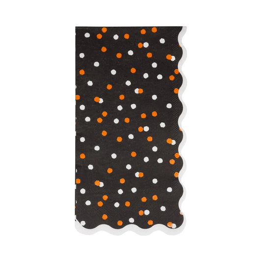 Halloween Polka Dot Dinner Napkin