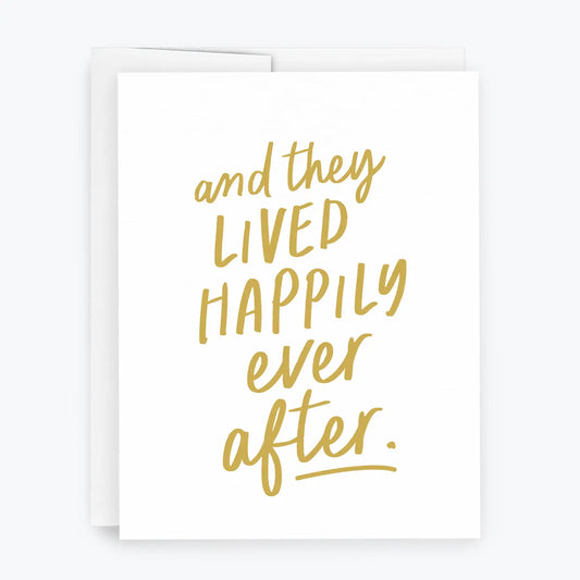 Happily Ever After, Wedding Card, Anniversary Card
