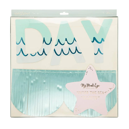 Happy Birthday Banner Set - Mermaid