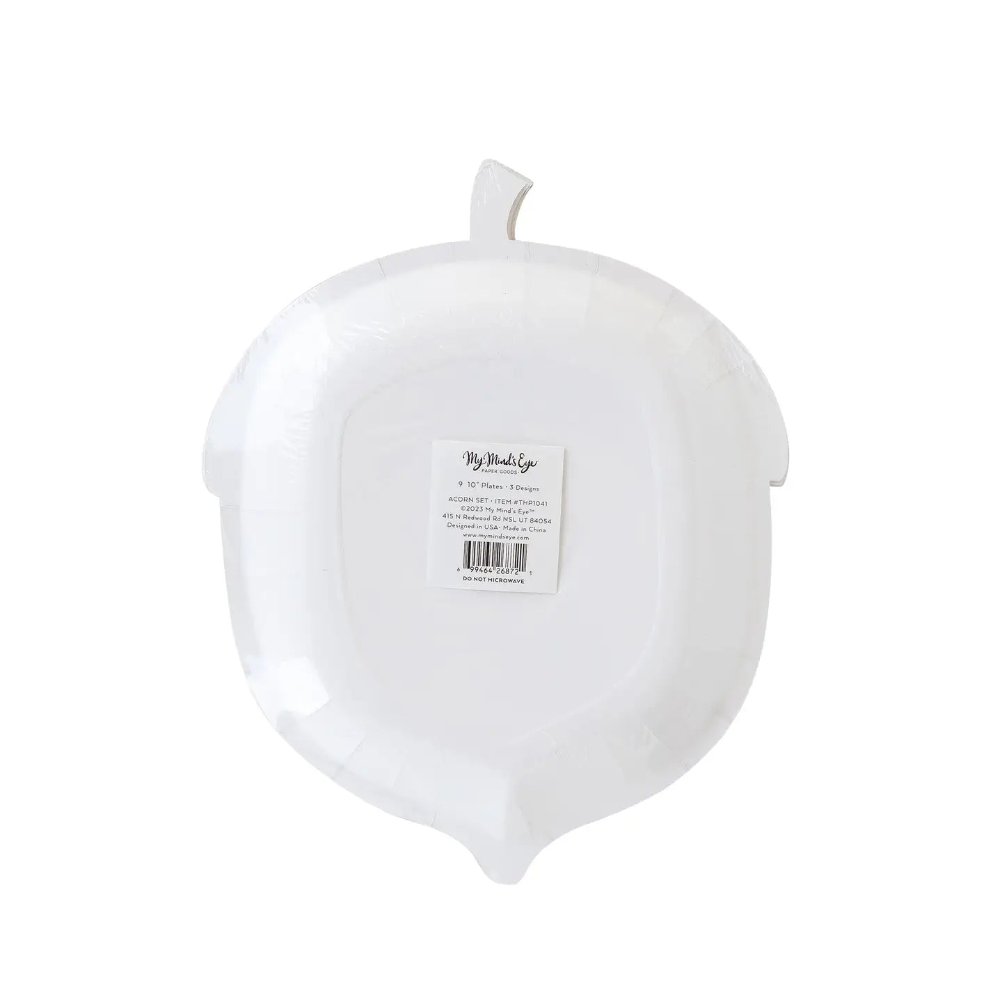 Harvest Acorn Shaped Paper Plate Set