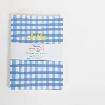 Hello Gingham Notebook Pack