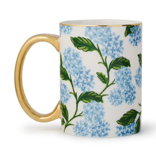 Hydrangea Porcelain Mug