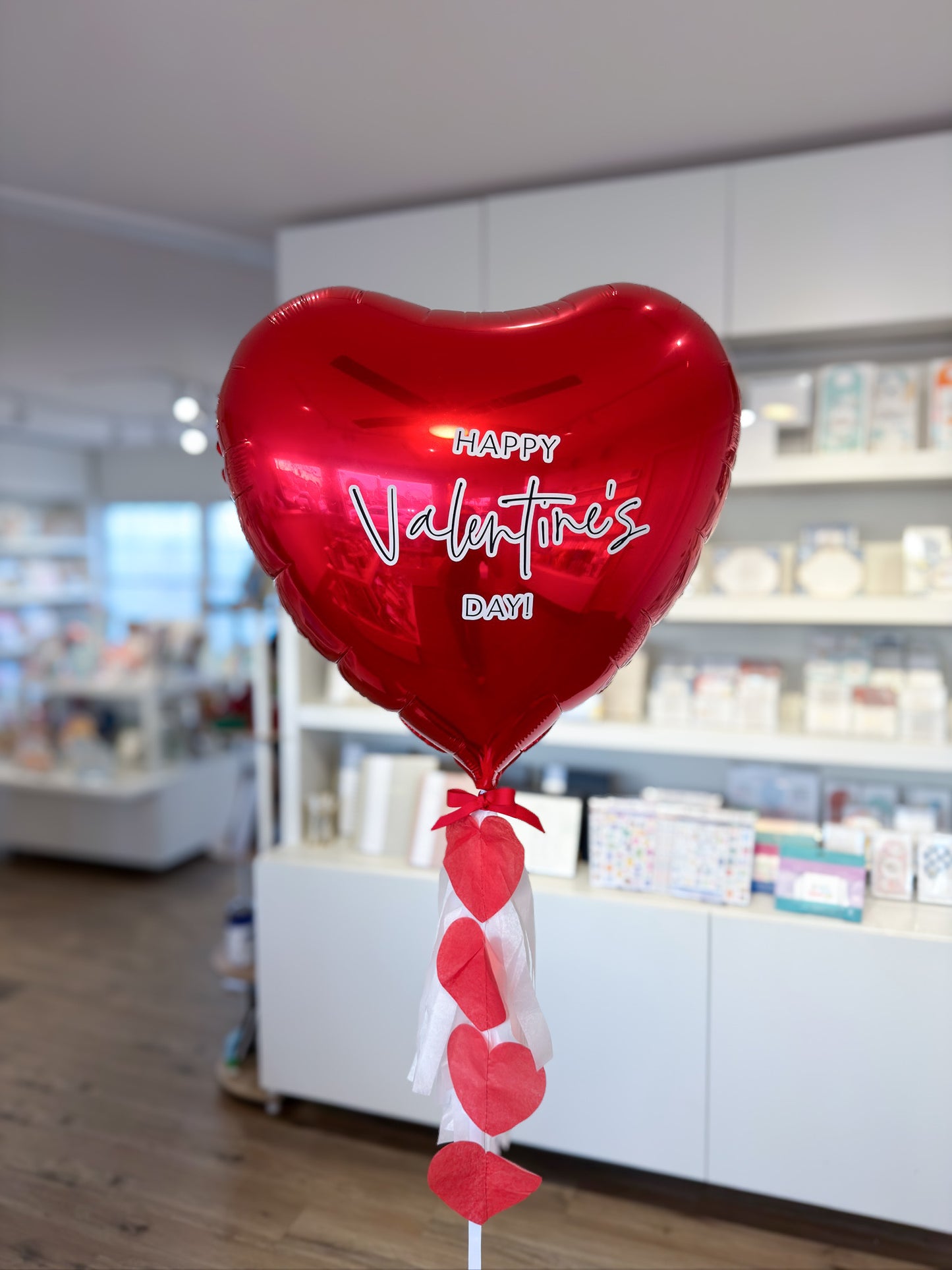 Red Heart Foil Balloon