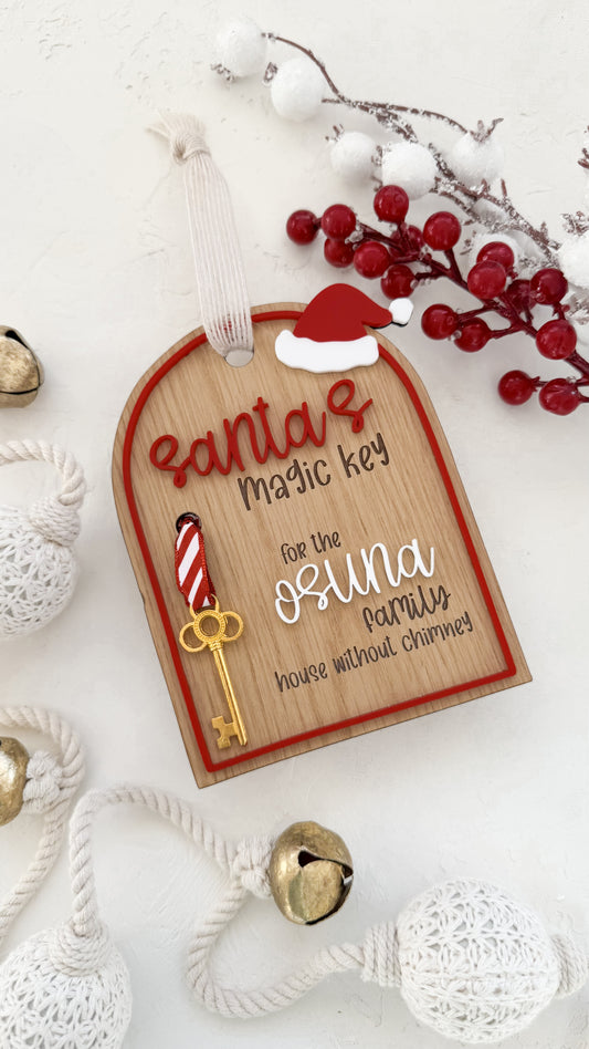 Santa's Magic Key Ornament