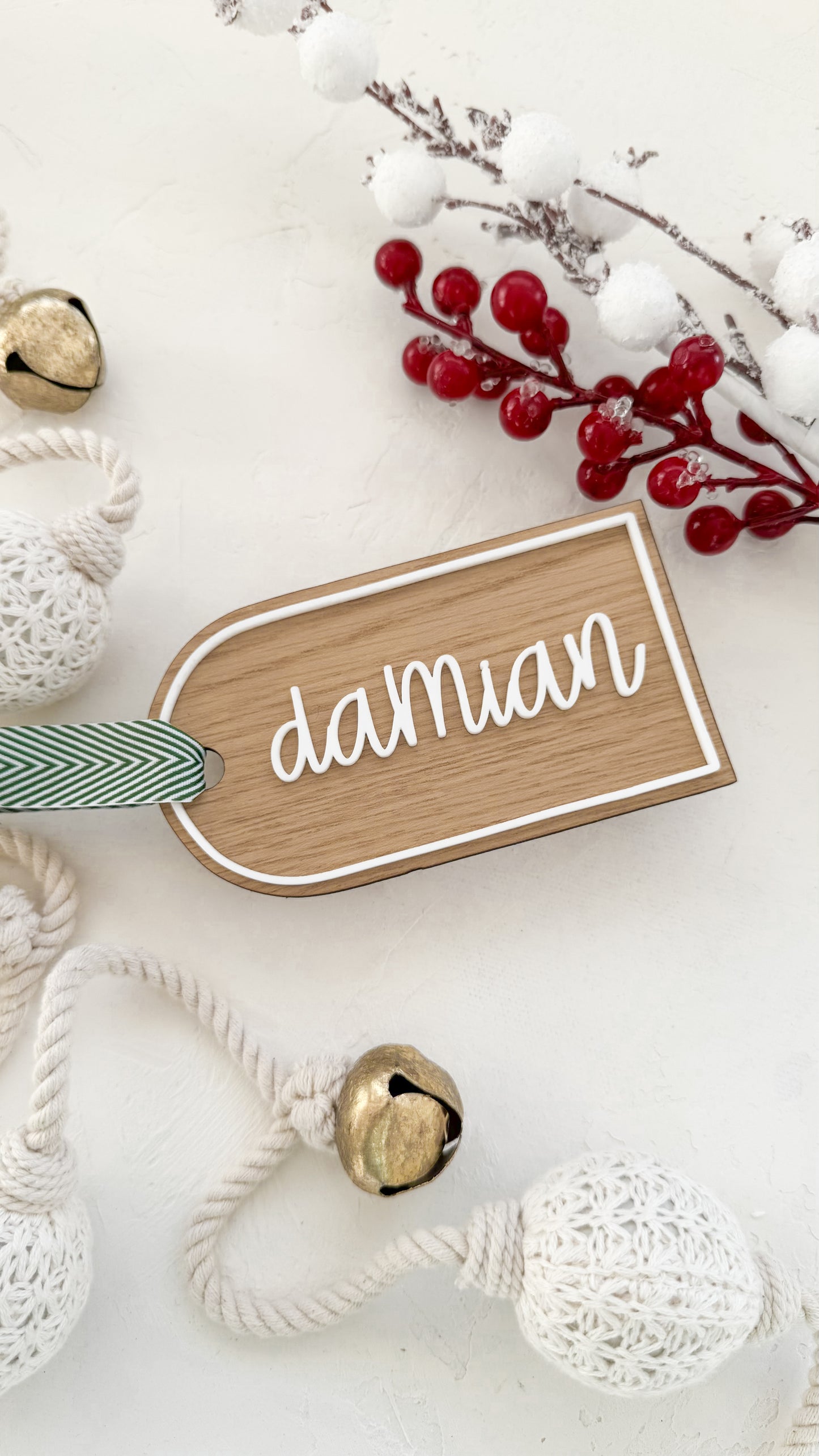 Christmas Wood Gift Tags