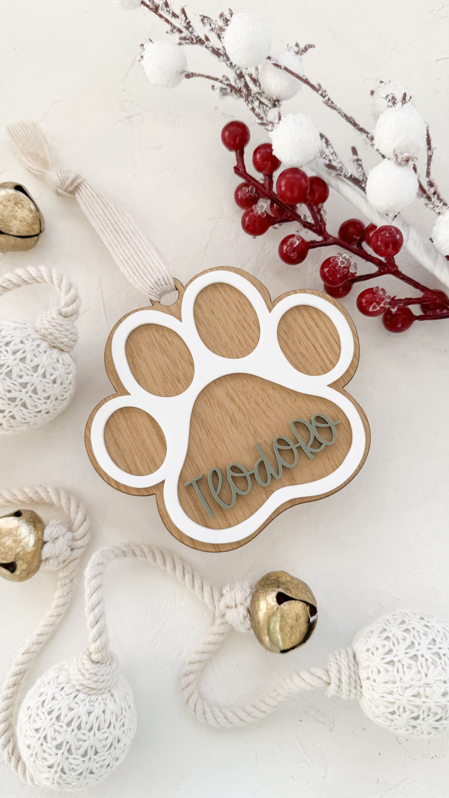 Pet Paw Ornament