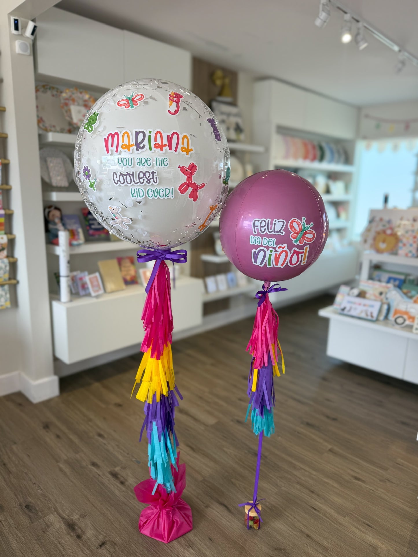 Día del Niño - Pink Confetti Balloon Bouquet