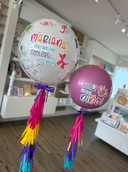Día del Niño - Pink Confetti Balloon Bouquet