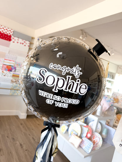 Classic Grad Confetti Balloon