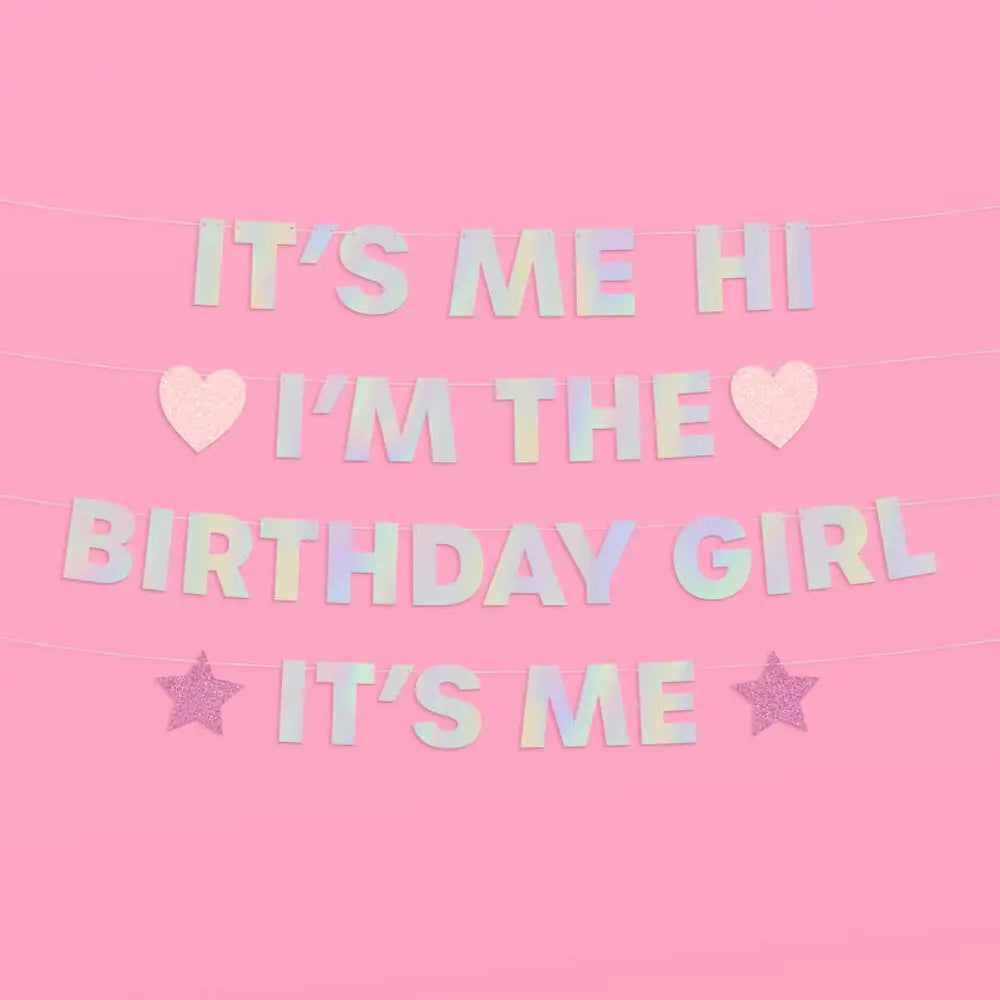 I'm the Bday Girl Banner Decoration