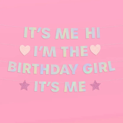 I'm the Bday Girl Banner Decoration
