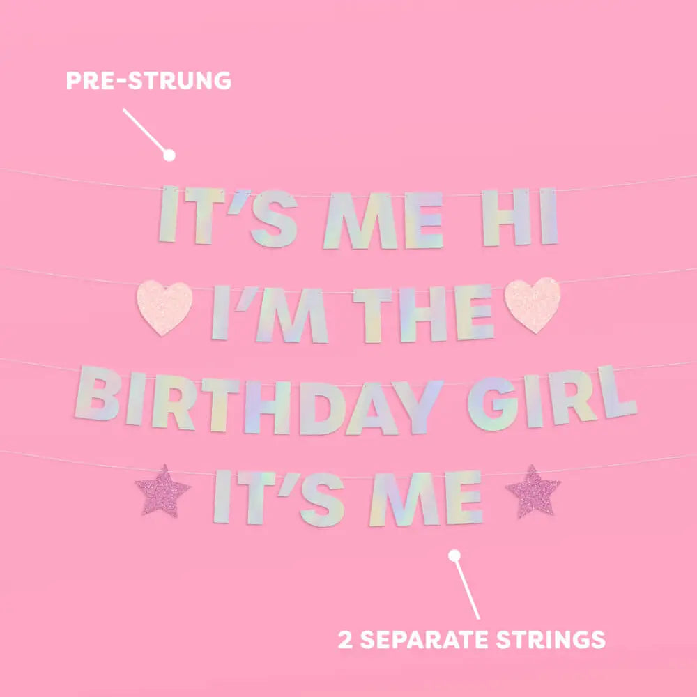 I'm the Bday Girl Banner Decoration