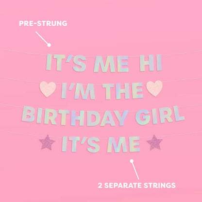 I'm the Bday Girl Banner Decoration